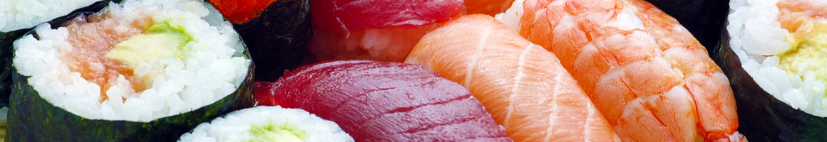Eating Japanese Seafood Sushi at Maki Yaki 22 restaurant in Loma Linda, CA.